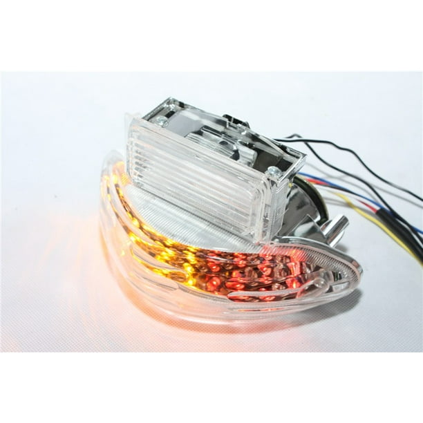 Clear Brake LED Tail Light Turn Signal For Suzuki Hayabusa GSX1300R 1999-2007 Clear Brake LED Tail Light Turn Signal For Suzuki Hayabusa GSX1300R 1999-2007